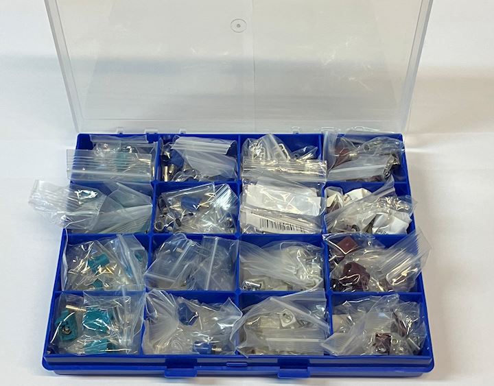 Assorted box of FAKRA connectors for RG58 + RG174 Cable
